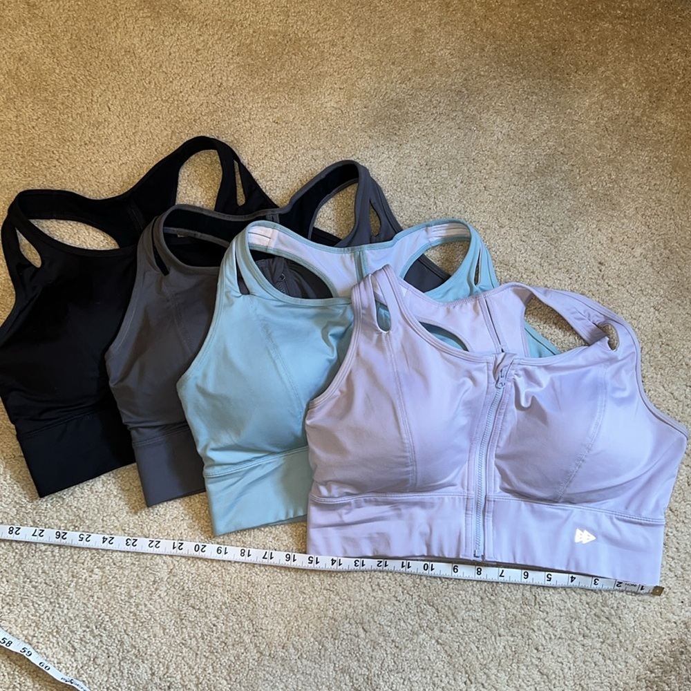 YVETTE High Impact Sports Bra - front zip closing PRICE IS FOR 1